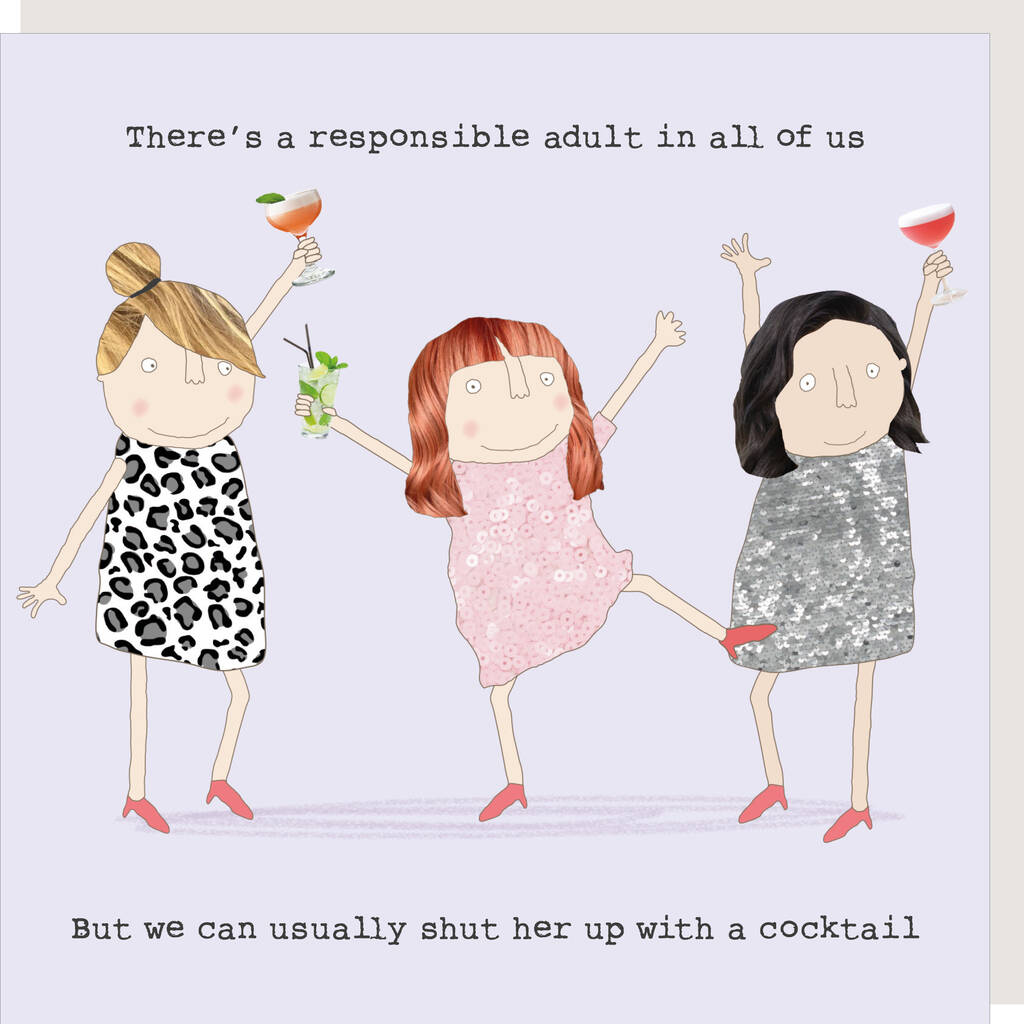 Responsible Girl Birthday Card