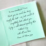 Flowers Personalised Mother's Day Card, thumbnail 4 of 4