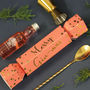 Gin Filled Christmas Cracker In Navy Or Pink, thumbnail 2 of 8