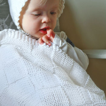 Baby Blanket Learn To Knit Kit: 100% Soft Cotton, 5 of 6
