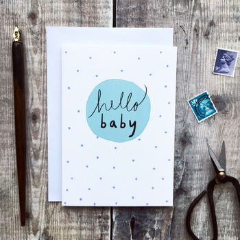 Hello Baby Card, 2 of 3