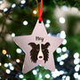 Border Collie Dog Personalised Christmas Decoration, thumbnail 5 of 10
