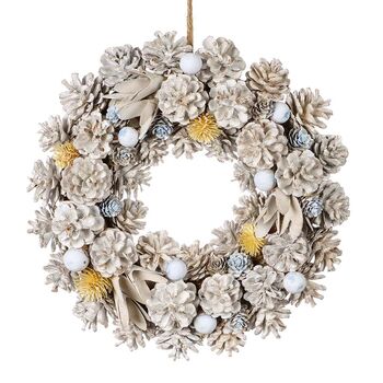 Luxury Frosted Forest Christmas Wreath, 2 of 5
