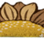 My Mat Printed Coir Sunflower Coir, thumbnail 4 of 4