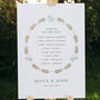 Personalised Order Of The Day Wedding Sign, thumbnail 2 of 2