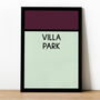 Villa Park Monopoly Aston Villa Football Print, thumbnail 1 of 2