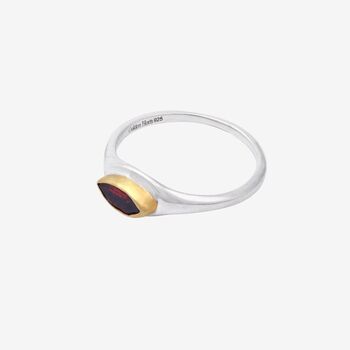 January Garnet Birthstone Ring, 3 of 5