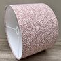 Swinley Blush Pink Damask Patterned Drum Lampshades, thumbnail 5 of 8