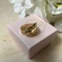 Adjustable Gold Vine Leaf Ring, thumbnail 5 of 6