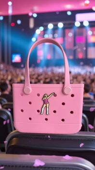 Trendy Crocstyle Multipurpose Tote Bags, Add Charms, Valentine’s Day/ Mother’s Day Gifts, 7 of 12