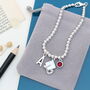 Personalised Graduation Cap Silver Bracelet Congratulations Gift, thumbnail 4 of 10