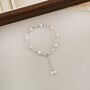 Taina Ivory Silver Pearl Ball Charm Gift Bracelet, thumbnail 3 of 5