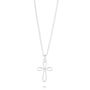 Sterling Silver Cherish Cross Necklace, thumbnail 3 of 6
