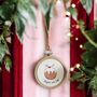 Personalised Embroidered Christmas Tree Decoration, thumbnail 1 of 12