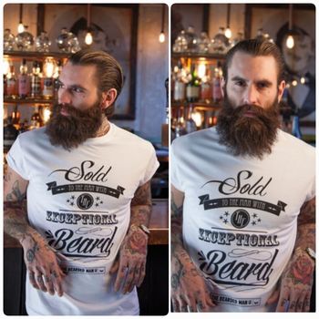 Sold To The Man With The Exceptional Beard T Shirt, 2 of 3