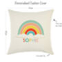 Personalised Rainbow Cushion Cover, thumbnail 7 of 7