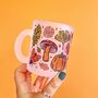 Autumn Frosted Glass Mug, thumbnail 1 of 3