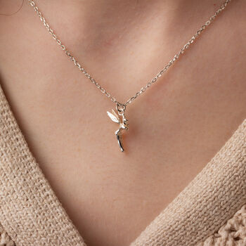 Fairy Charm Sterling Silver Necklace, 2 of 8