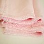 Pair Of Softest French Linen Blush Napkins, thumbnail 5 of 9
