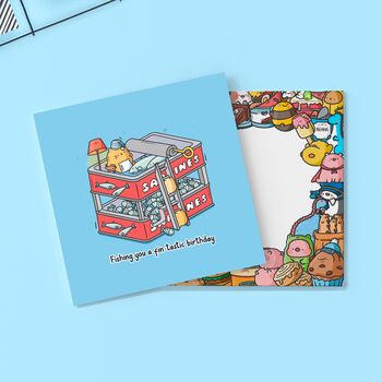 Sardines Birthday Card | Cute Greeting Cards, 3 of 4