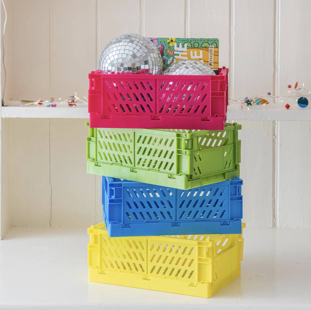 Four Mini Stacking Crates, 1 of 3