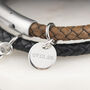 Personalised Leather Wristband, thumbnail 2 of 4