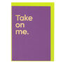 'Take On Me' Streamable Song Card, thumbnail 1 of 2