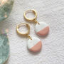 Jo Ann Gold Polymer Clay Earrings, thumbnail 3 of 5