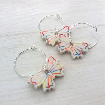 Butterfly Wine Glass Charms, 4 of 6