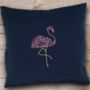 Flamingo Cushion Beginners Embroidery Kit, thumbnail 1 of 4