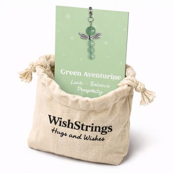 Green Aventurine Guardian Angel Luck Gift, 2 of 3