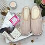 Cool Self Care Gift For Her – Slippers, Silver Earrings, Makeup Bag And Hand Cream, thumbnail 9 of 10