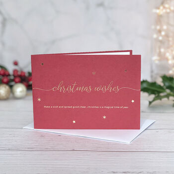 Christmas Wishes Card Red, 2 of 2