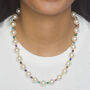 Large Pearls And Gemstone Necklace. Free UK Delivery, thumbnail 1 of 5