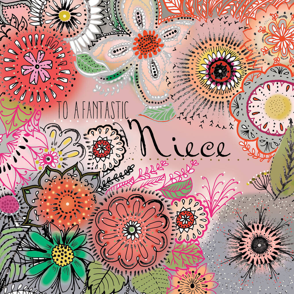  Fantastic Niece Birthday Card By Fay s Studio Notonthehighstreet