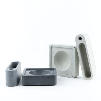 Concrete Desk Organiser Set, Card Pen And Pin Tidy, 6 of 6