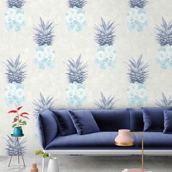 Ludic Pineapple Wallpaper By Woodchip And Magnolia, 7 of 9