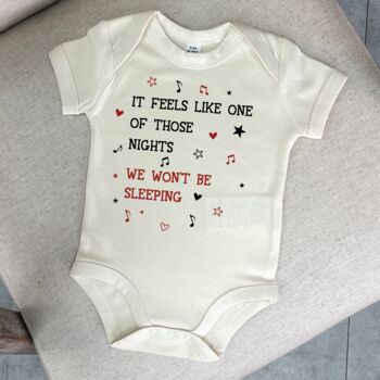Swiftie Lyric Baby Vest, 2 of 3