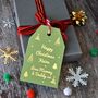 Personalised Gold Foiled Festive Pack Of Gift Tags, thumbnail 4 of 6