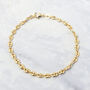 Iconic Coffee Bean Gold Plated Bracelet Luxe, thumbnail 1 of 4