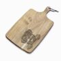 Personalised Rottweiler Engraved Acacia Serving Board, thumbnail 3 of 8