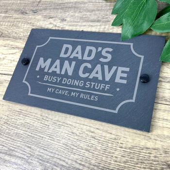 Personalised Any Message Slate Wall Sign 25 X 15cm, 5 of 7