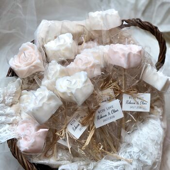 Personalised Wedding And Party Gifts / Hearts Candles Favours, 2 of 7