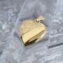 Handmade 9ct Gold Heart Locket With Hand Engraving, thumbnail 5 of 11