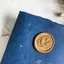 Navy Moon And Stars Vow Books With Wax Seal, thumbnail 4 of 7