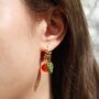 Tangerine Earrings, thumbnail 2 of 4