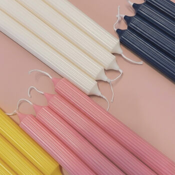 Colourful Pastel Soy Wax Taper Candle And Dinner Candle, 4 of 9