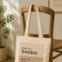 Might Be Books; Might Be Snacks Tote Bag, thumbnail 1 of 6