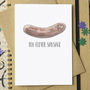 'You Clever Sausage' Funny Exam Or Graduation Card, thumbnail 1 of 5