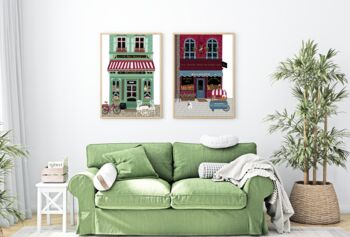 French Boulangerie Shop Front Print, 3 of 3